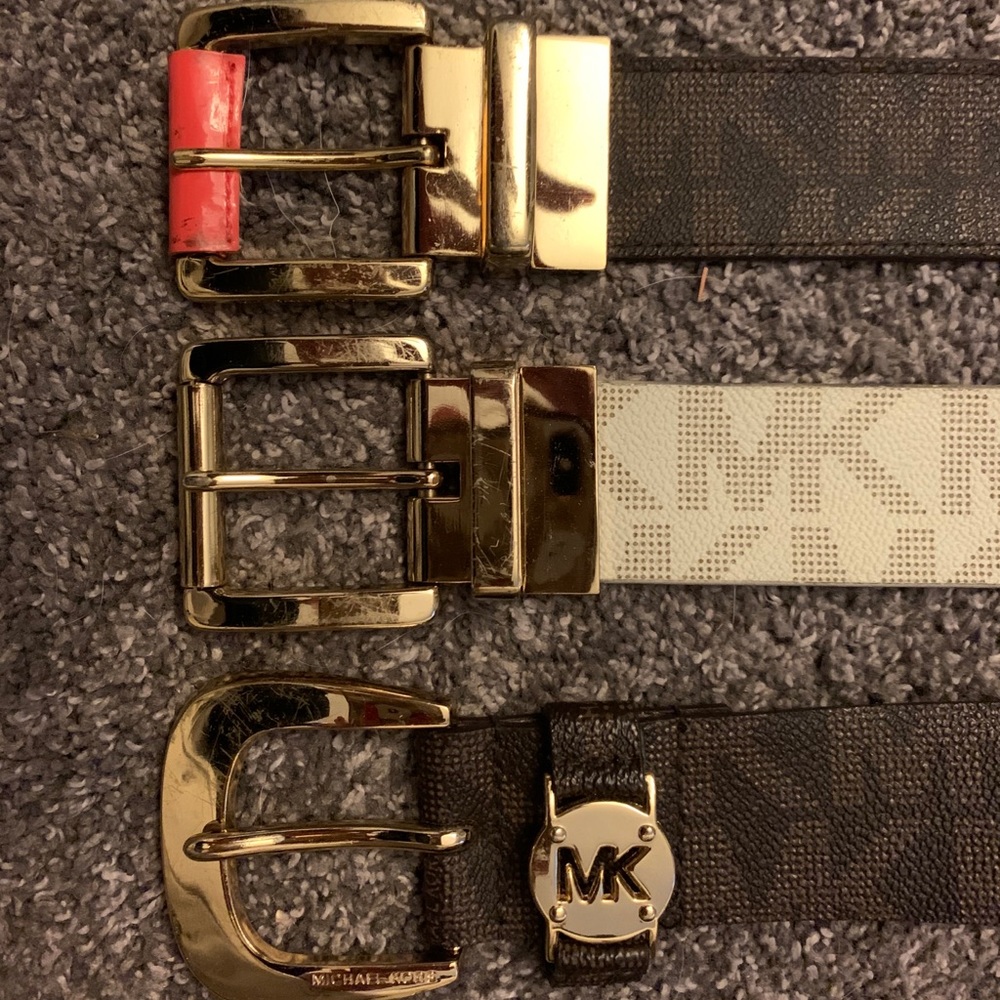 Bundle of 3 Michael Kors Belts